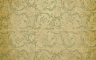 brown and grey floral surface